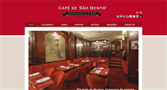 Desktop Screenshot of cafesaobento.com